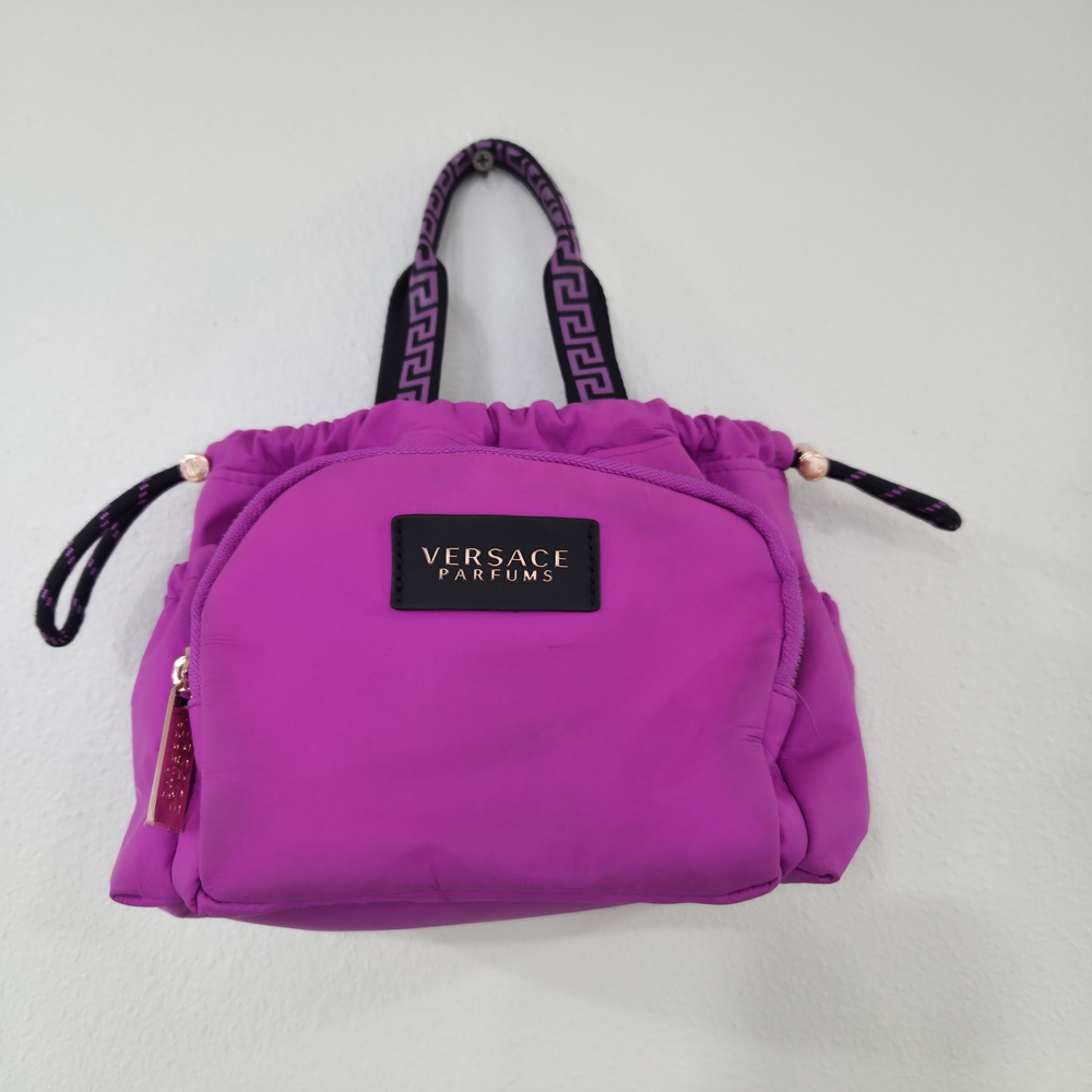 Versace Parfums Pink Cosmetic Bag